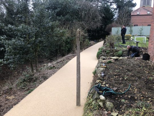 Resin Bond Gravel Pathway